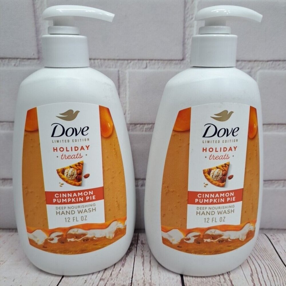 (2 Pack) Limited‎ Edition Dove Cinnamon Pumpkin Pie Holiday Treats Hand W…